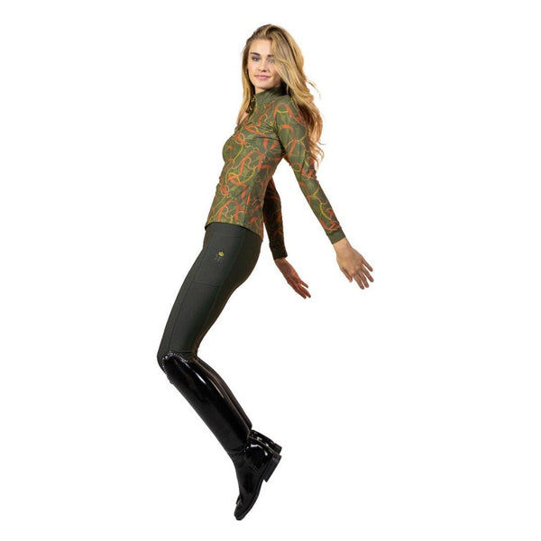 Royal Equestrian Kniegreif-Reithose Olive