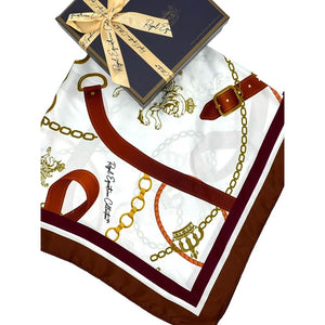 Royal Equestrian Chevalle Scarf Burgundy