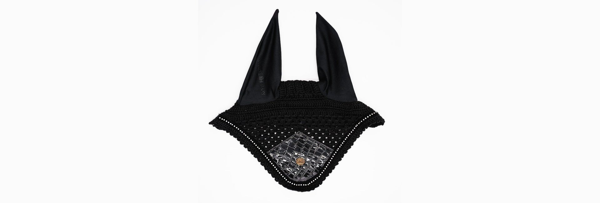 Croco Print Horse Ear Bonnets | Royal Equestrian