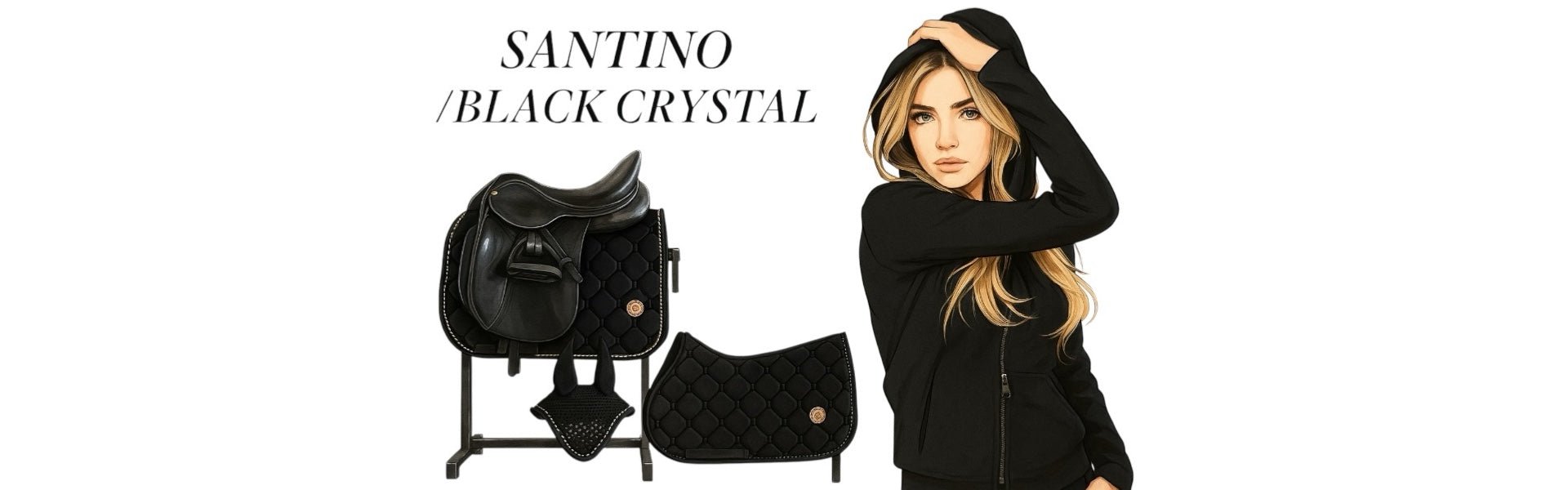 Santino Black Crystal - Collections - Royal Equestrian