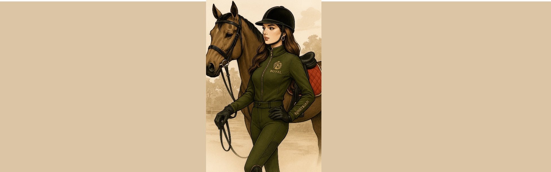 Trainingssätze für das Reiten