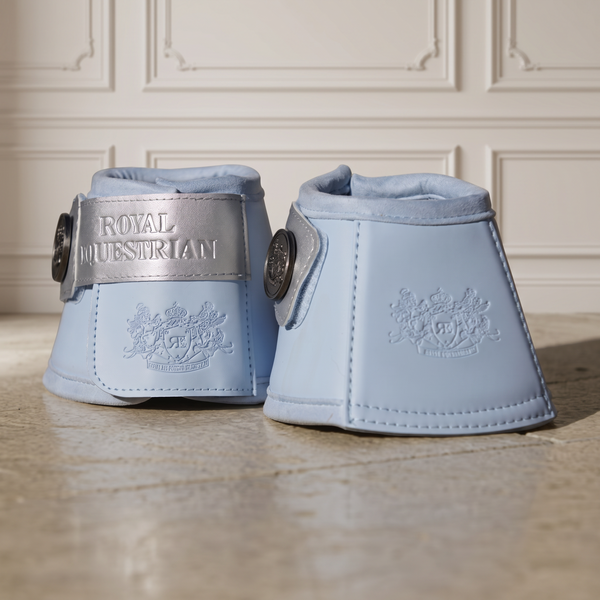 Bell Boots Ice Blue & Silver
