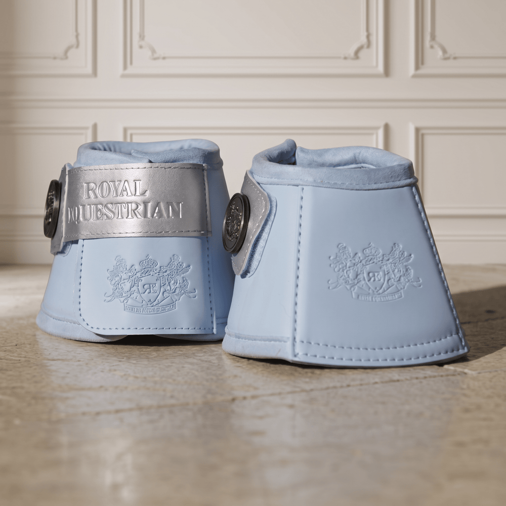 Bell Boots Ice Blue & Silver