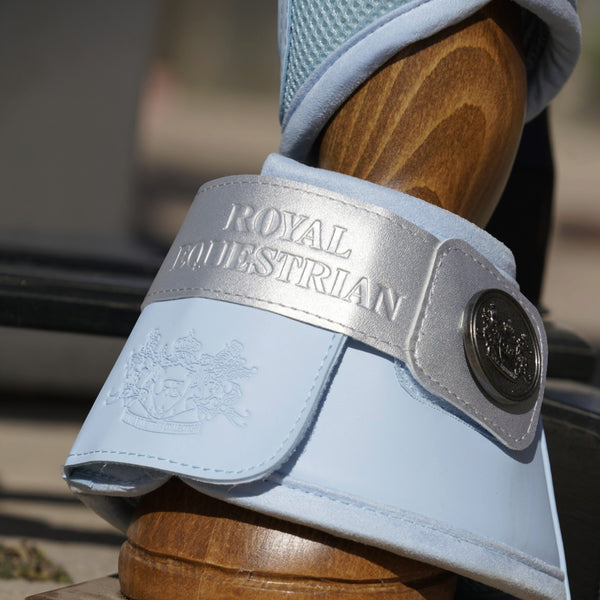 Bell Boots Ice Blue & Silver
