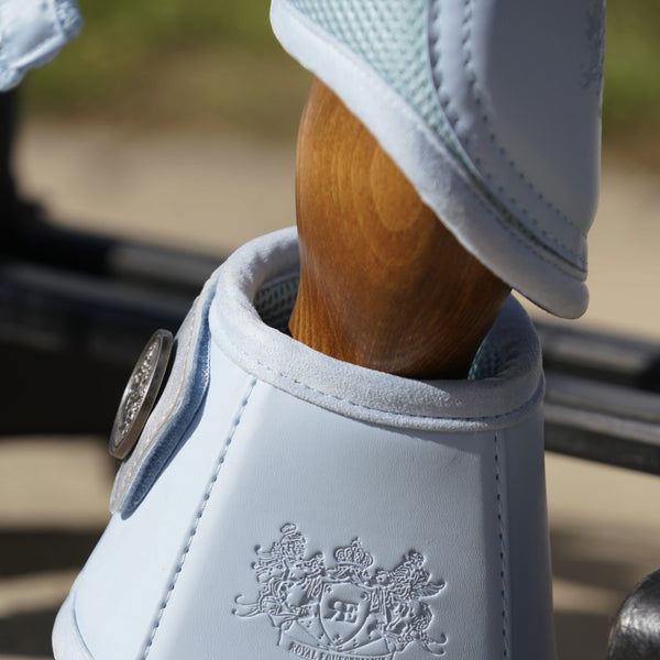 Bell Boots Ice Blue & Silver