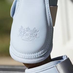 Ice Blue Silver Brushing Boots