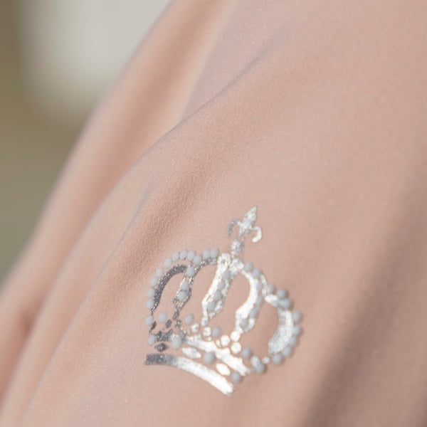 Mademoiselle Pink Colette Riding Shirt with Pearl Accents