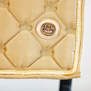 Royal Equestrian Dressurschabracke Kristall Champagner Voll