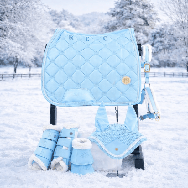 Royal Equestrian Dressage Saddle Pad Ice Blue