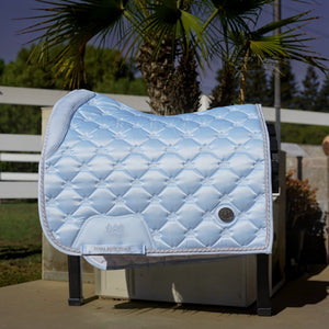 Royal Equestrian Dressage Saddle Pad Ice Blue