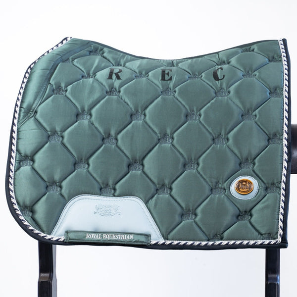 Royal Equestrian Dressur Schabracke Marine Blau Voll