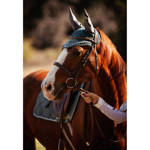 Royal Equestrian Dressur Schabracke Marine Blau Voll