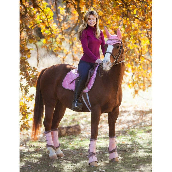 Royal Equestrian Dressur Schabracke Rosa Voll