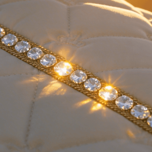 Royal Equestrian dressuurzadeldek Sahara zandsteen beige