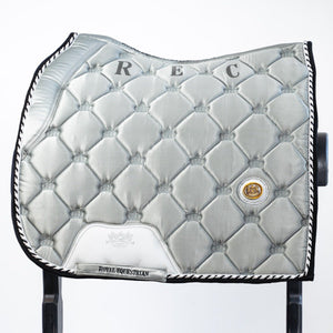 Tapis de selle de dressage Royal Equestrian Silver Full