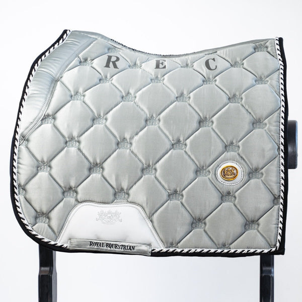 Tapis de selle de dressage Royal Equestrian Silver Full