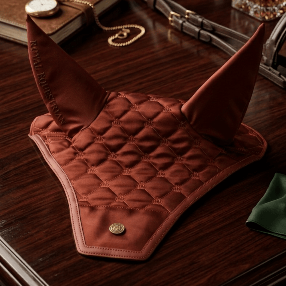 Royal Equestrian Ear Bonnet Copper en Vogue