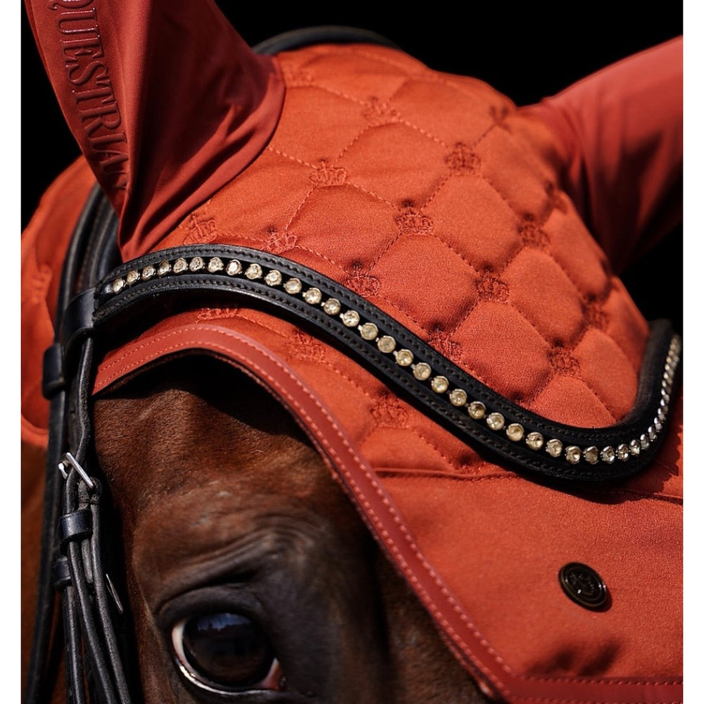Royal Equestrian Ear Bonnet Copper en Vogue