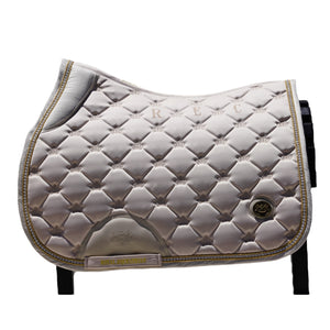 Royal Equestrian Jump Schabracke Kristall Champagner Voll