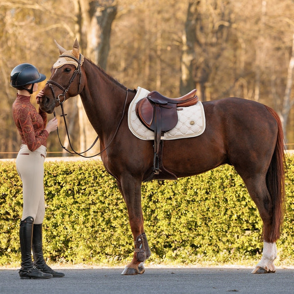 Royal Equestrian Jump Saddle Pad Sahara Sandstone Beige