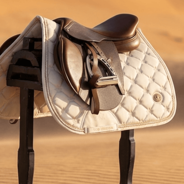 Royal Equestrian springzadelonderlegger Sahara Sandstone Beige