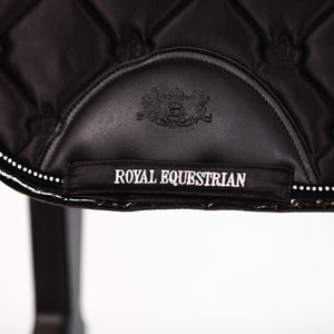 Royal Equestrian Jump Show Schabracke Schwarz Crystals Full