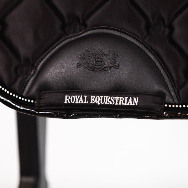 Royal Equestrian Jump Show Schabracke Schwarz Crystals Full