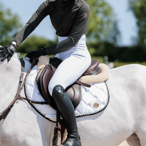 Royal Equestrian Knee Grip Riding Tights White