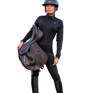 Royal Equestrian La Performance Cleopatra Riding Bodysuit – Black