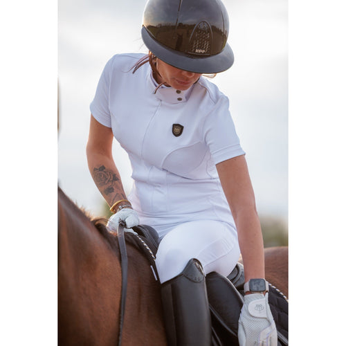 Royal Equestrian La Performance Cleopatra Riding Bodysuit – White