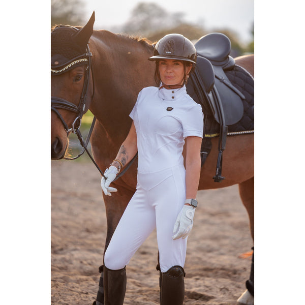 Royal Equestrian La Performance Cleopatra Riding Bodysuit – White
