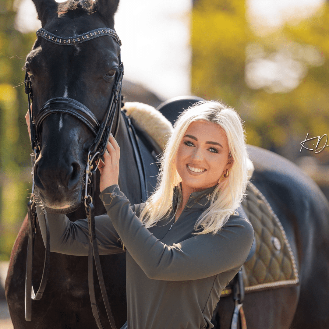 Lepouvoir Crystal Pro Riding Base Layer Olive | Royal Equestrian