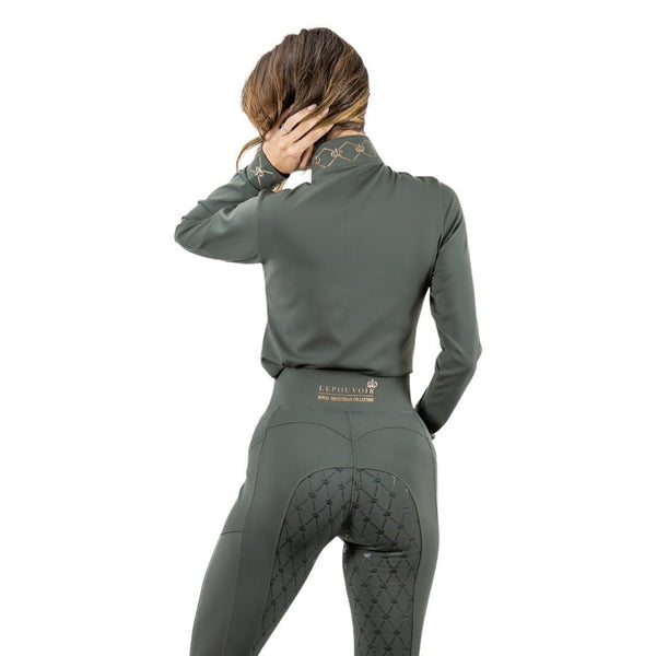 Royal Equestrian Lepouvoir Crystal Pro Riding Full Grip Tights