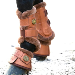 Royal Equestrian Mesh Brushing Horse Boot Copper en Vogue