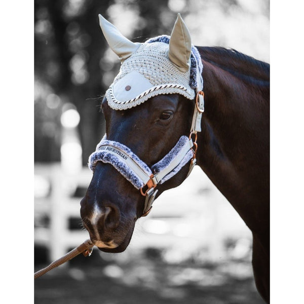 Royal Equestrian Fellhalfter Silber Voll