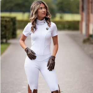 Royal Equestrian Riding Jumpsuit La Performance Cleopatra – White