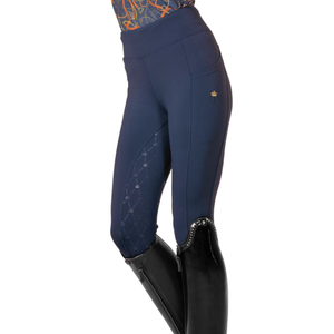 Royal Equestrian Vollgriff-Reitstrumpfhose Navy
