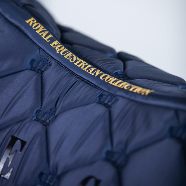 Royal Equestrian Saddle Pad Dressage Full Royal Blue