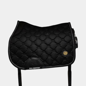 Royal Equestrian Saddle Pad Jump Black Crystal