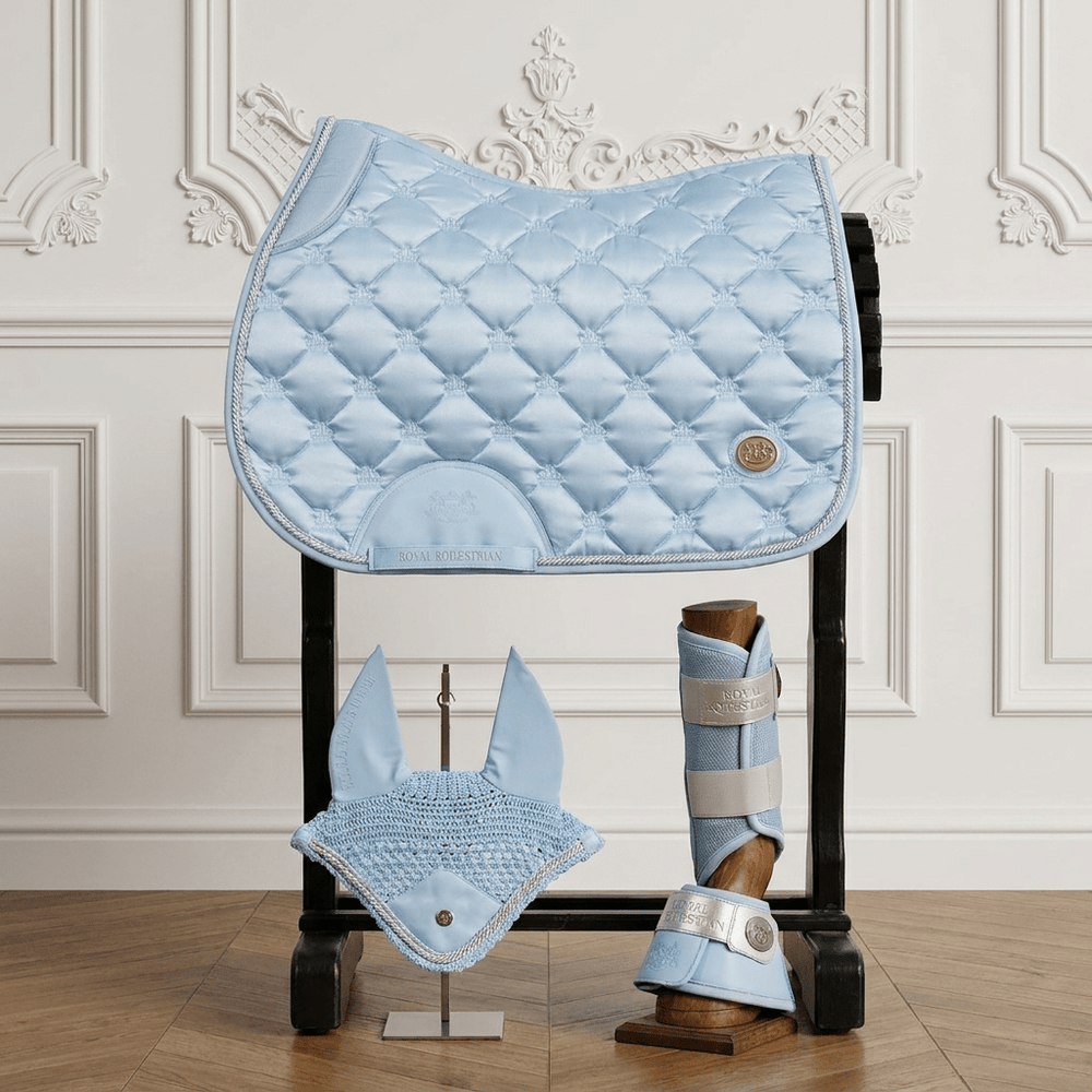 Royal Equestrian Saddle Pad Jump Ice Blue