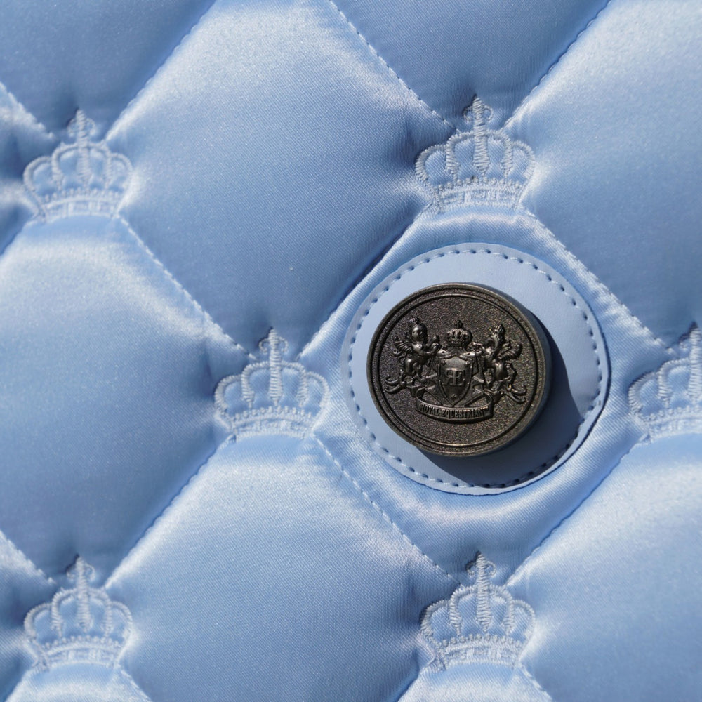 Royal Equestrian Dressage Saddle Pad Ice Blue