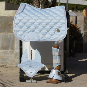 Royal Equestrian Saddle Pad Jump Ice Blue