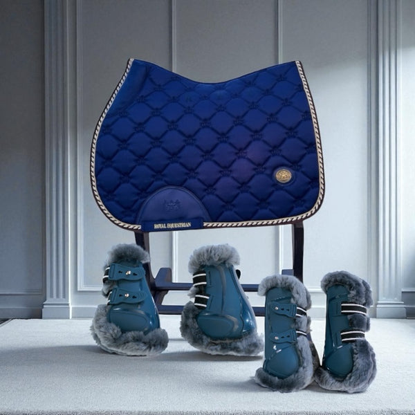 Royal Equestrian Saddle Pad Jump Royal Blue