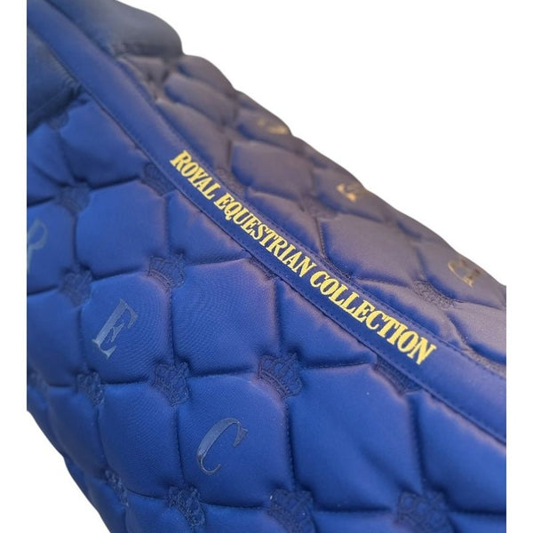 Royal Equestrian Jump Saddle Pad Royal Blue Full