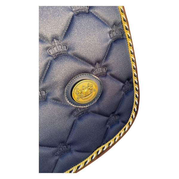 Royal Equestrian Jump Saddle Pad Royal Blue Full