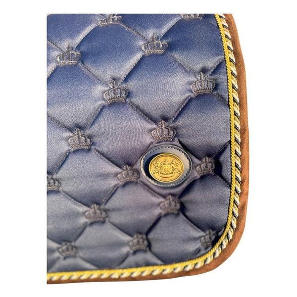 Royal Equestrian Jump Saddle Pad Royal Blue Full
