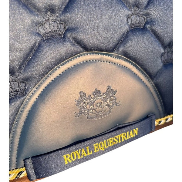 Royal Equestrian Jump Saddle Pad Royal Blue Full
