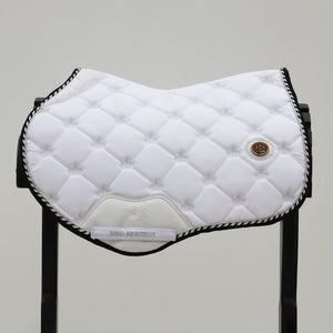 Sella da salto Royal Equestrian Pad Bianco Argento Completo