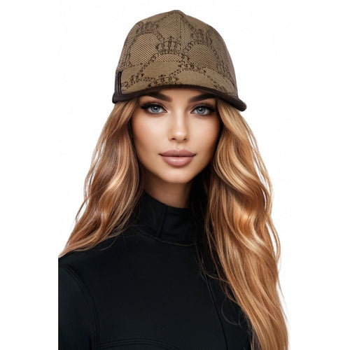 Royal Equestrian Signature Crown Collection Baseball Cap Beige
