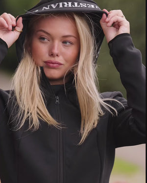 Royal Equestrian Hooded Jacket Santino Black